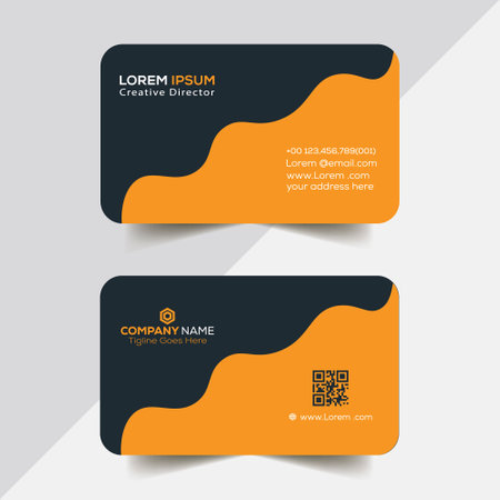 Modern Creative and Clean Business Card Templateのイラスト素材