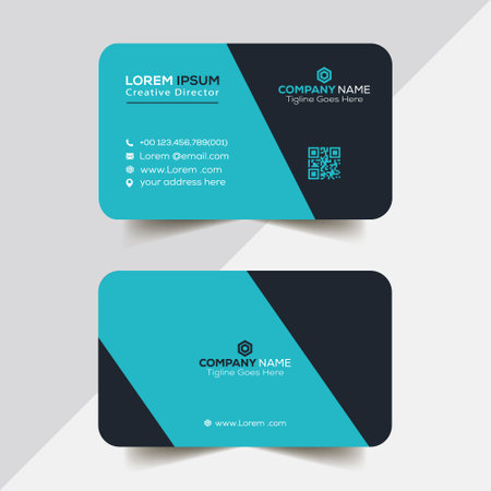Modern Creative and Clean Business Card Templateのイラスト素材