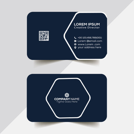 Modern business card template, Creative and Clean Designのイラスト素材