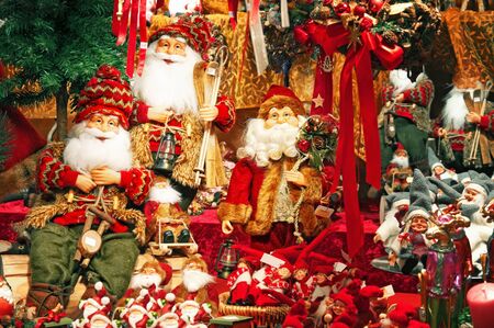 Christmas decorations at a Christmas Market.の写真素材