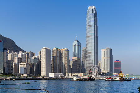 High rise buildings in Hong Kong.