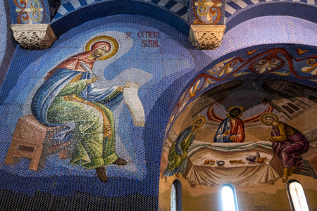 Cluj Napoca, Romania - 25 Oct, 2019: inside of The Dormition of the Theotokos Cathedral, Cluj...
