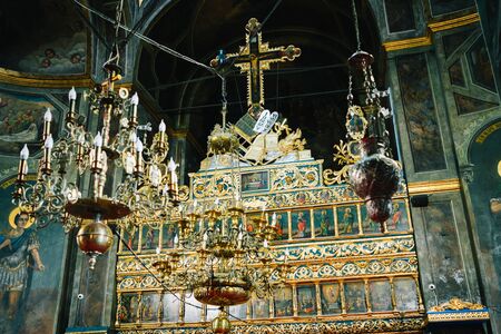 Bucharest, Romania - Dec 14, 2019: St. Antony's Orthodox Church, known as the Church of the Annunciation (Biserica Sfantul Anton) in Bucharest, Romania.のeditorial素材