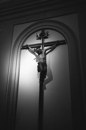 Rome, Italy - Dec 24, 2019: St Michael and Magnus Frisian Church in Romeのeditorial素材