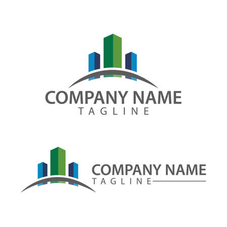 Modern Logo Design for Real Estate companyのイラスト素材