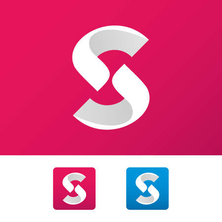 Modern Design Template. S letter logo vector. Gradient Design Templateのイラスト素材