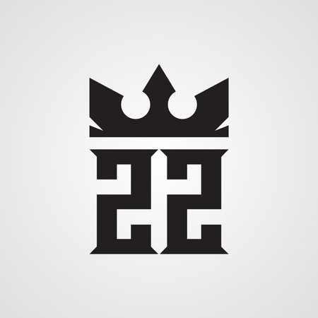 Modern ZZ logo Design Template. Royalty-free Vector illustrationのイラスト素材