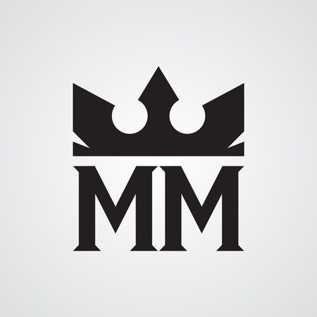 Mordan MM logo Design Template. Royalty-free Vector illustrationのイラスト素材