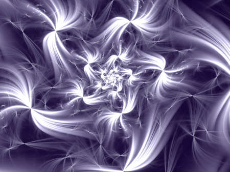 Colorful abstract  digital fractal art  on the black backgroundの写真素材
