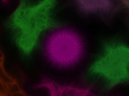 Colorful abstract  digital fractal art  on the black background