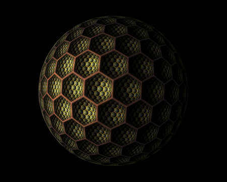 Colorful abstract digital fractal art on the black background