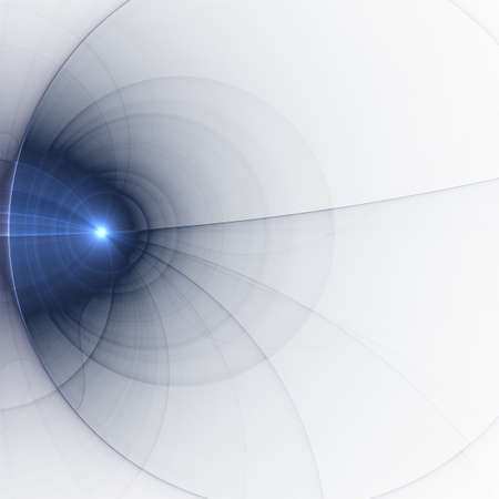 Abstract digital fractal art on the white background