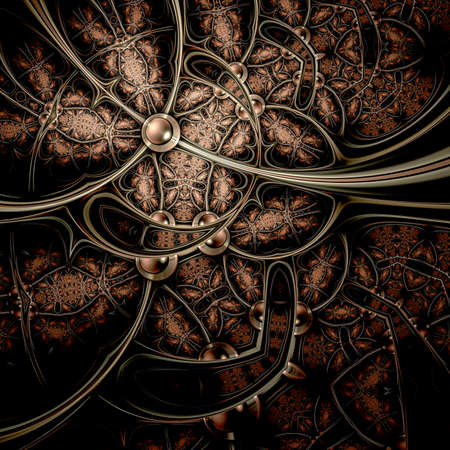 Beautiful gold background looking like metallic fabricの写真素材