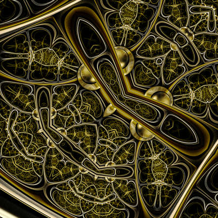 Beautiful gold background looking like metallic fabricの写真素材