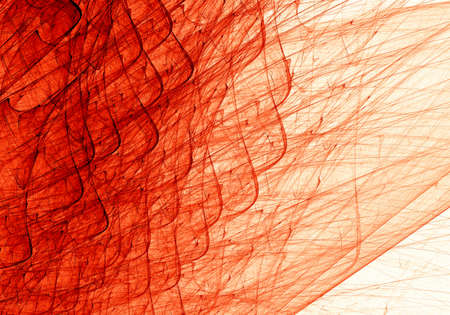 Abstract digital fractal blue art on the white backgroundの写真素材