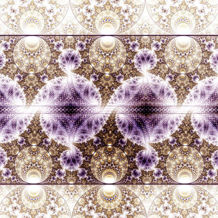 Colorful fractal flower pattern, digital artwork creative 