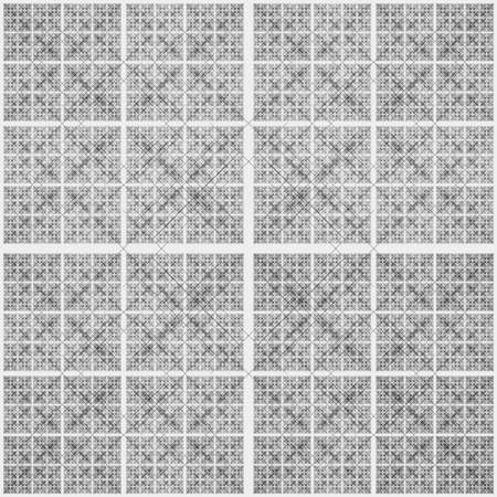 Abstract black and white geometric pattern seamless, arabesque style