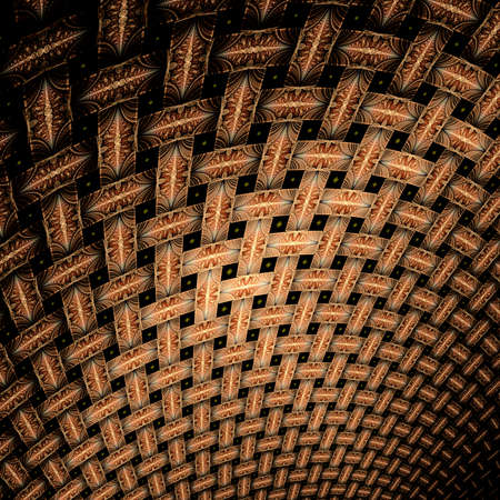 Symmetrical fractal flower, digital artwork for creative graphicの写真素材