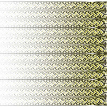 Symmetrical green fractal flower, digital logarithm for creative graphic