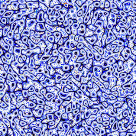 Abstract fractal blue marbleized psychedelic plasmaの写真素材