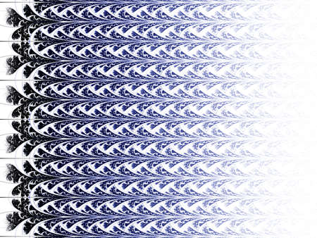 Symmetrical fractal gradient pattern background, digital artwork for creative graphic