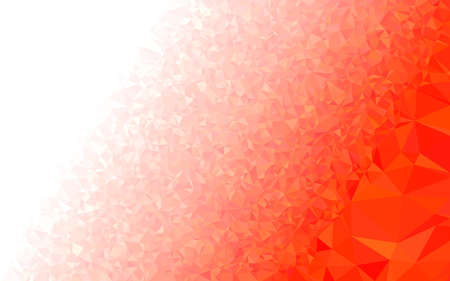Light Red, White triangular low poly, Mosaic pattern Background, Vector illustration graphic, Creative Origami style with gradientのイラスト素材