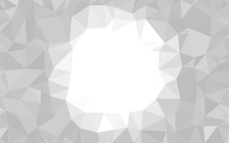 Light Gray, White circle  triangular low poly, Mosaic pattern Background, Vector illustration graphic, Creative Origami style with gradientのイラスト素材