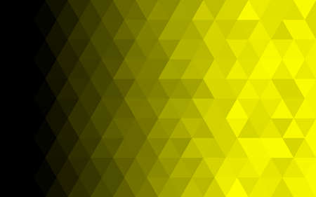 Dark Yellow triangular low poly, Mosaic pattern Background, Vector illustration graphic, Creative...