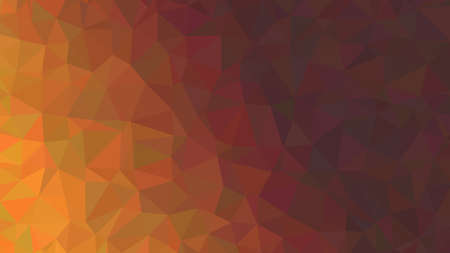 Orange triangular low poly, Mosaic pattern Background, Vector illustration graphic, Creative,...
