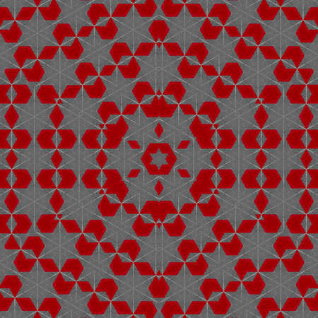 Abstract colorful geometric seamless pattern symmetric kaleidoscope fashion, designの写真素材