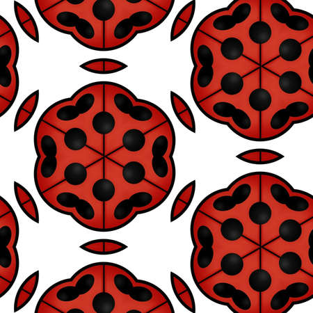 Abstract colorful geometric seamless pattern symmetric kaleidoscope fashion, designの写真素材