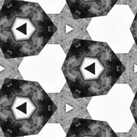 Abstract colorful geometric seamless pattern symmetric kaleidoscope fashion, designの写真素材