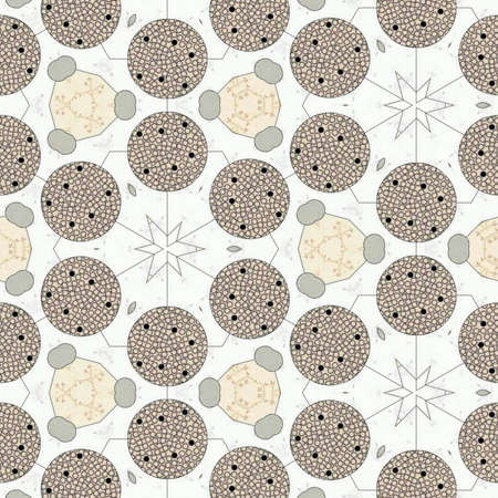 Abstract colorful geometric seamless pattern symmetric kaleidoscope fashion, design