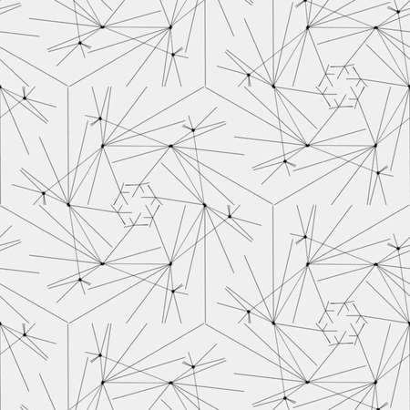 Abstract colorful geometric seamless pattern symmetric kaleidoscope fashion, designの写真素材