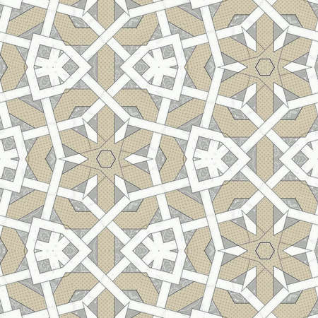 Abstract colorful geometric seamless pattern symmetric kaleidoscope fashion, design