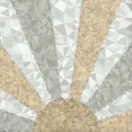 Gold, Triangular  low poly, mosaic pattern background, Vector polygonal illustration graphic, Creative, Origami style with gradientのイラスト素材