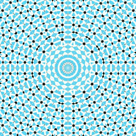 Abstract colorful hexagon square geometric seamless pattern symmetric kaleidoscope fashion, design