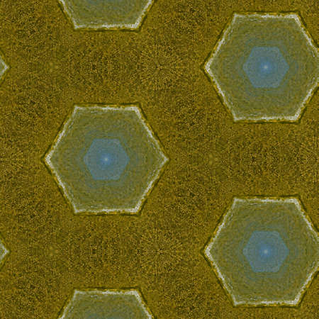 Abstract colorful hexagon square geometric seamless pattern symmetric kaleidoscope fashion, design