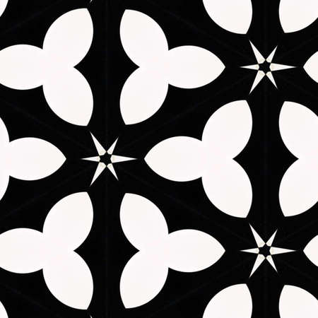 Abstract colorful hexagon square geometric seamless pattern symmetric kaleidoscope fashion, designの写真素材