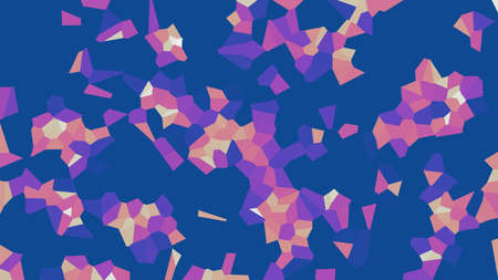Colorful voronoi, vector abstract. Seamless irregular lines mosaic pattern. Geometric flat grid
