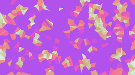 Colorful voronoi, vector abstract. Seamless irregular lines mosaic pattern. Geometric flat grid