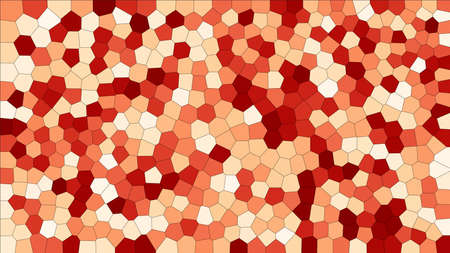 Stained glass colorful voronoi, vector  abstract. Irregular cells background pattern.