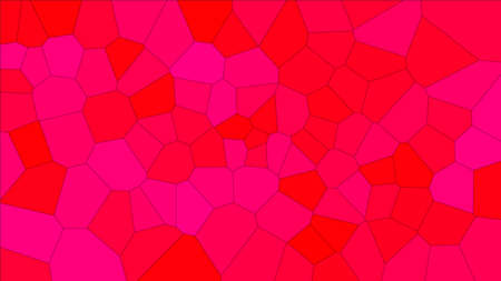 Stained glass colorful voronoi, vector  abstract. Irregular cells background pattern.のイラスト素材