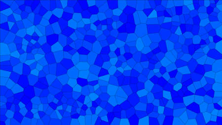 Stained glass colorful voronoi, vector  abstract. Irregular cells background pattern.のイラスト素材