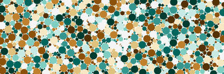 Sparse watercolor confetti dot colorful on white background. Chaotic pattern circle digital. Aspect...