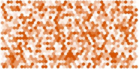 Hexagon grid background texture pattern colorful . Honeycomb vector background. Isometric geometry. Aspect Ratio 2:1のイラスト素材