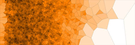Stained glass colorful voronoi polygonal algorithm background, vector abstract. Irregular cells pattern. 2D Geometric shapes grid texture. Aspect Ratio 3:1のイラスト素材