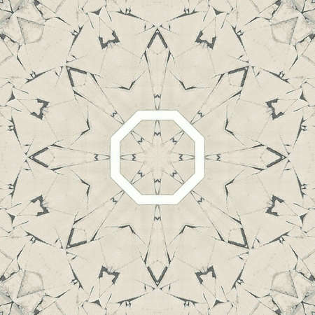 Abstract colorful hexagon square geometric seamless pattern symmetric kaleidoscope fashion, design