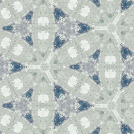 Abstract colorful hexagon square geometric seamless pattern symmetric kaleidoscope fashion, design