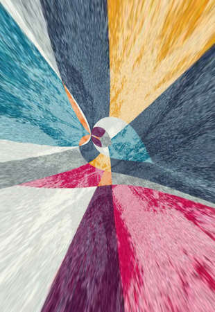 Abstract colorful hexagon square geometric seamless pattern symmetric kaleidoscope fashion, designの写真素材